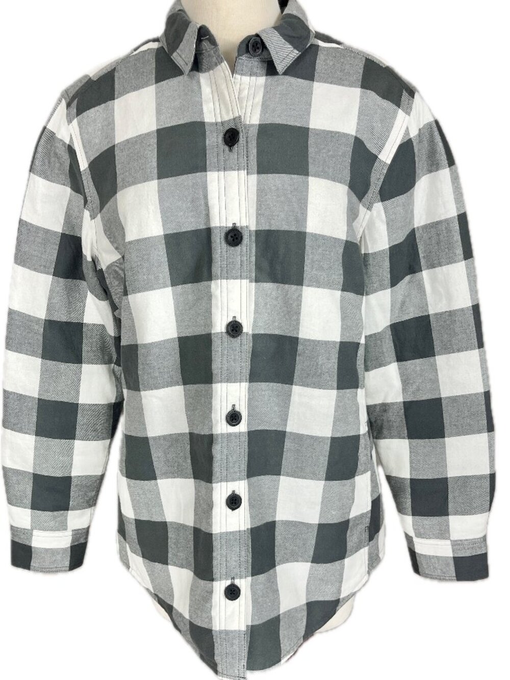 Eddie Bauer Women's Lined Flannel Shirt Size M